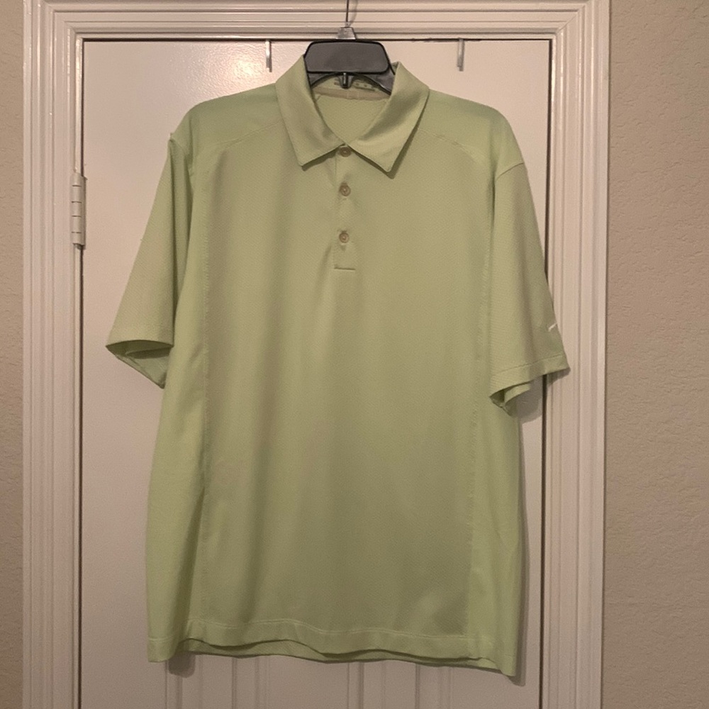 Nike Green Polo Shirt Classic Design